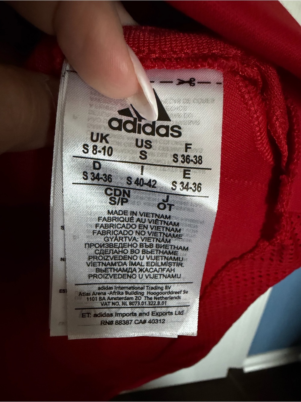 Adidas Florida Atlantic University FAU Owls Red Full-Zip Hoodie Small - Picture 5 of 5